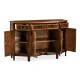 Starburst Mahogany Side Cabinet
