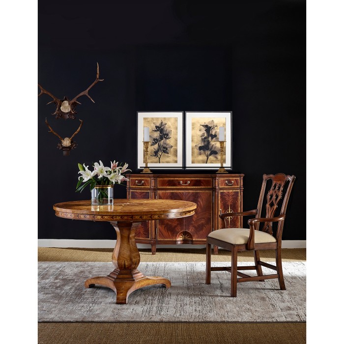 Starburst Mahogany Side Cabinet