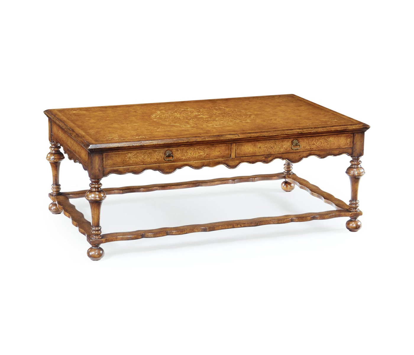 Rectangular seaweed coffee table