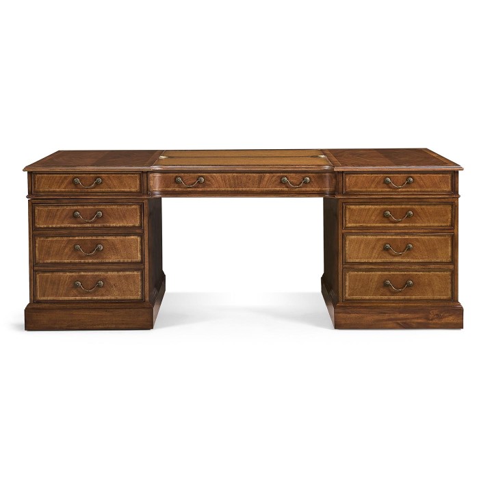 Crotch Walnut Partners Desk