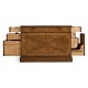 Crotch Walnut Partners Desk