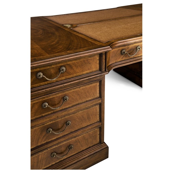 Crotch Walnut Partners Desk
