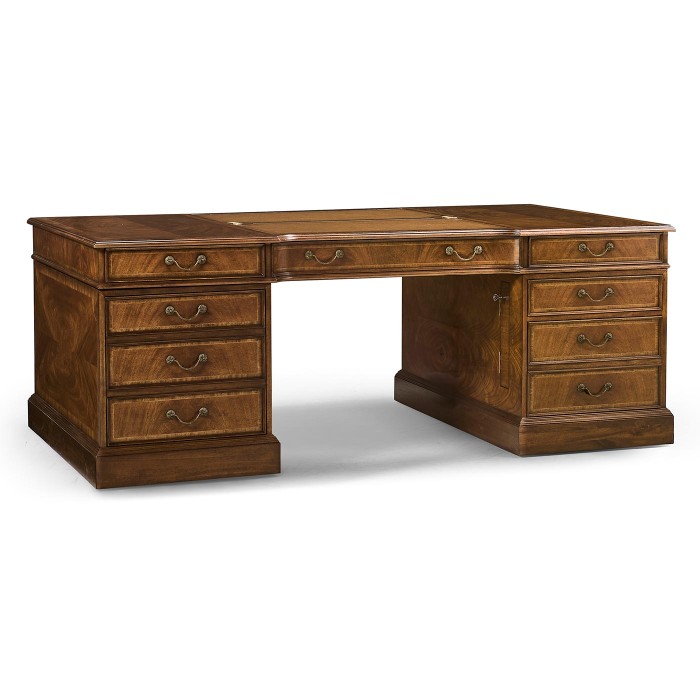 Crotch Walnut Partners Desk