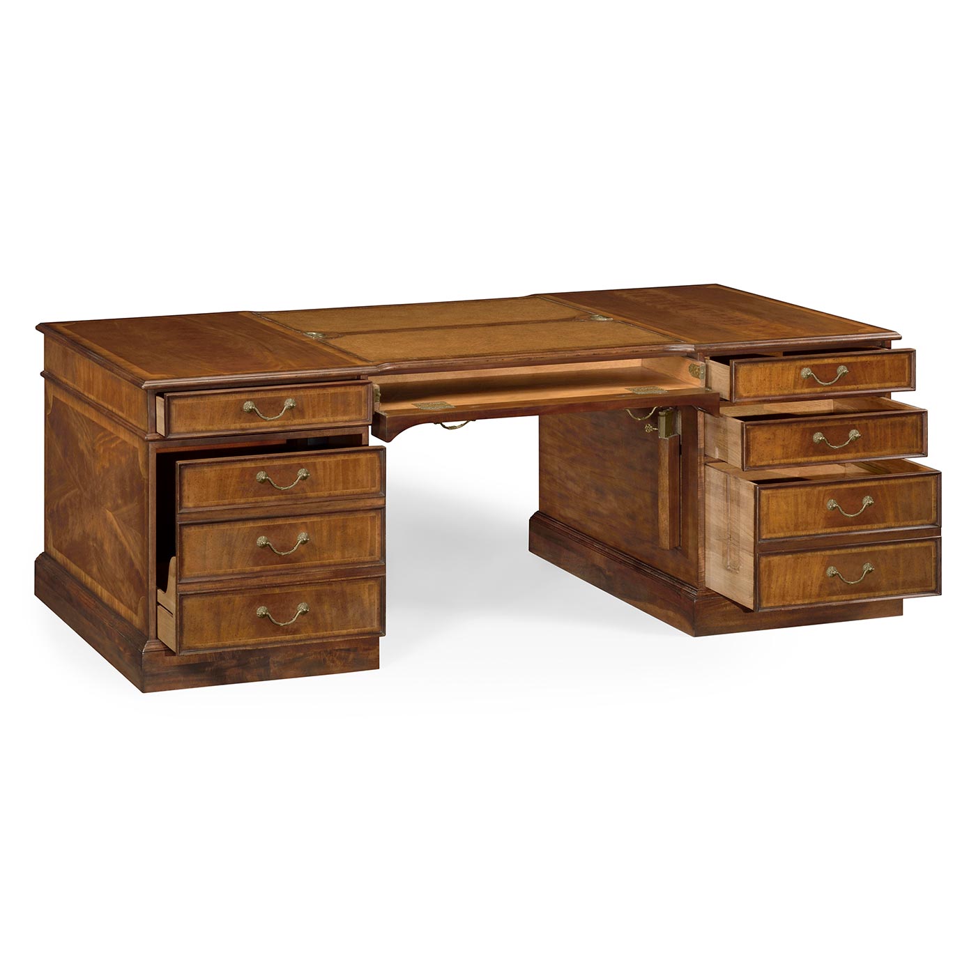 Crotch Walnut Partners Desk