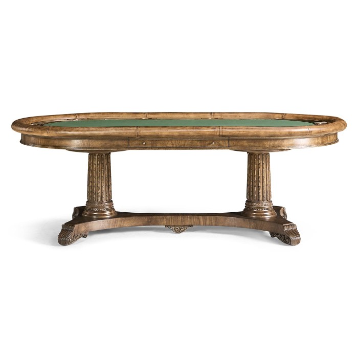 Mahogany Poker Table