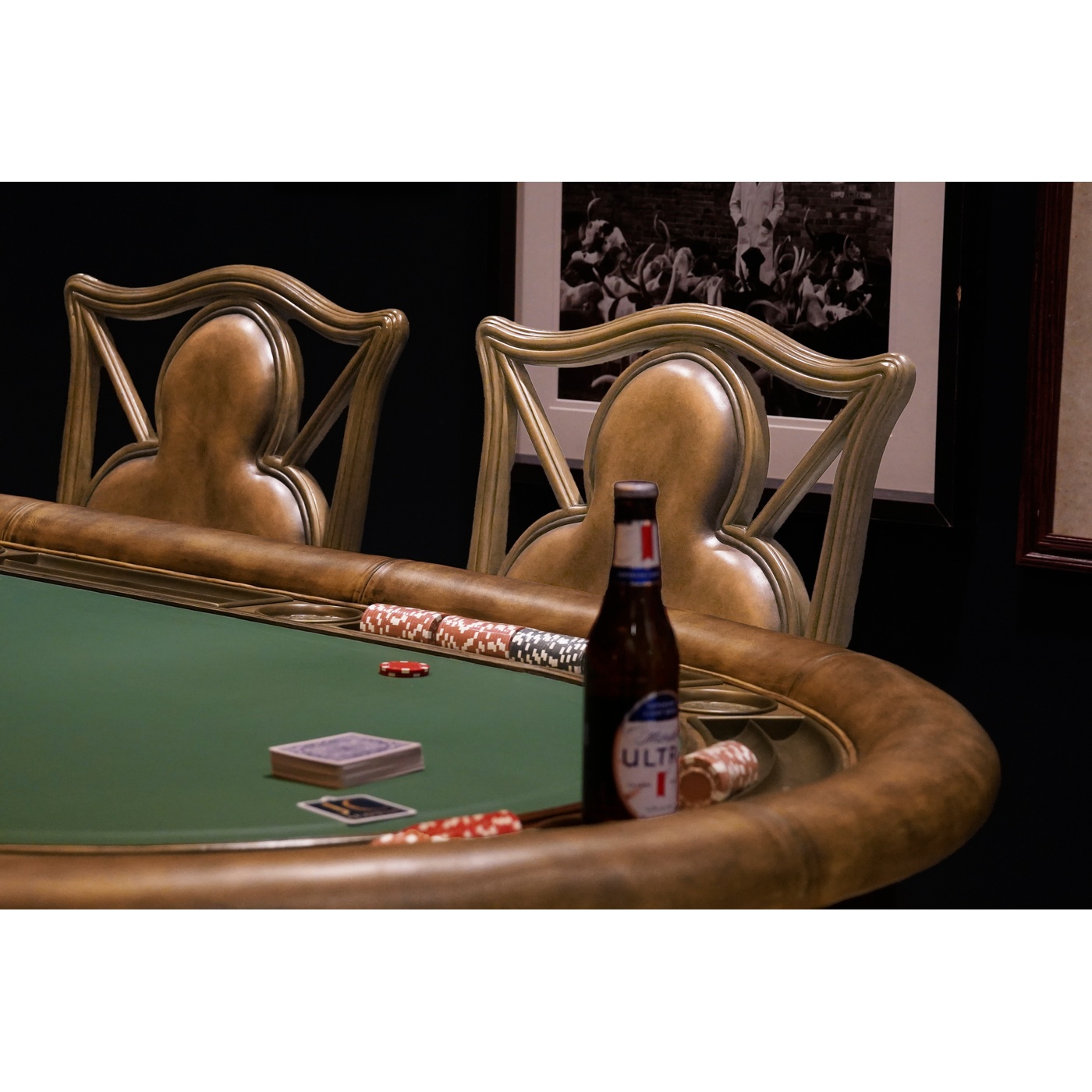 Mahogany Poker Table