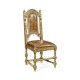 Elizabethan Style Natural Oak Side Chair