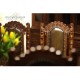 Elizabethan Style Dark Oak Side Chair