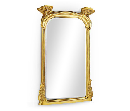 Art Nouveau gilded mirror