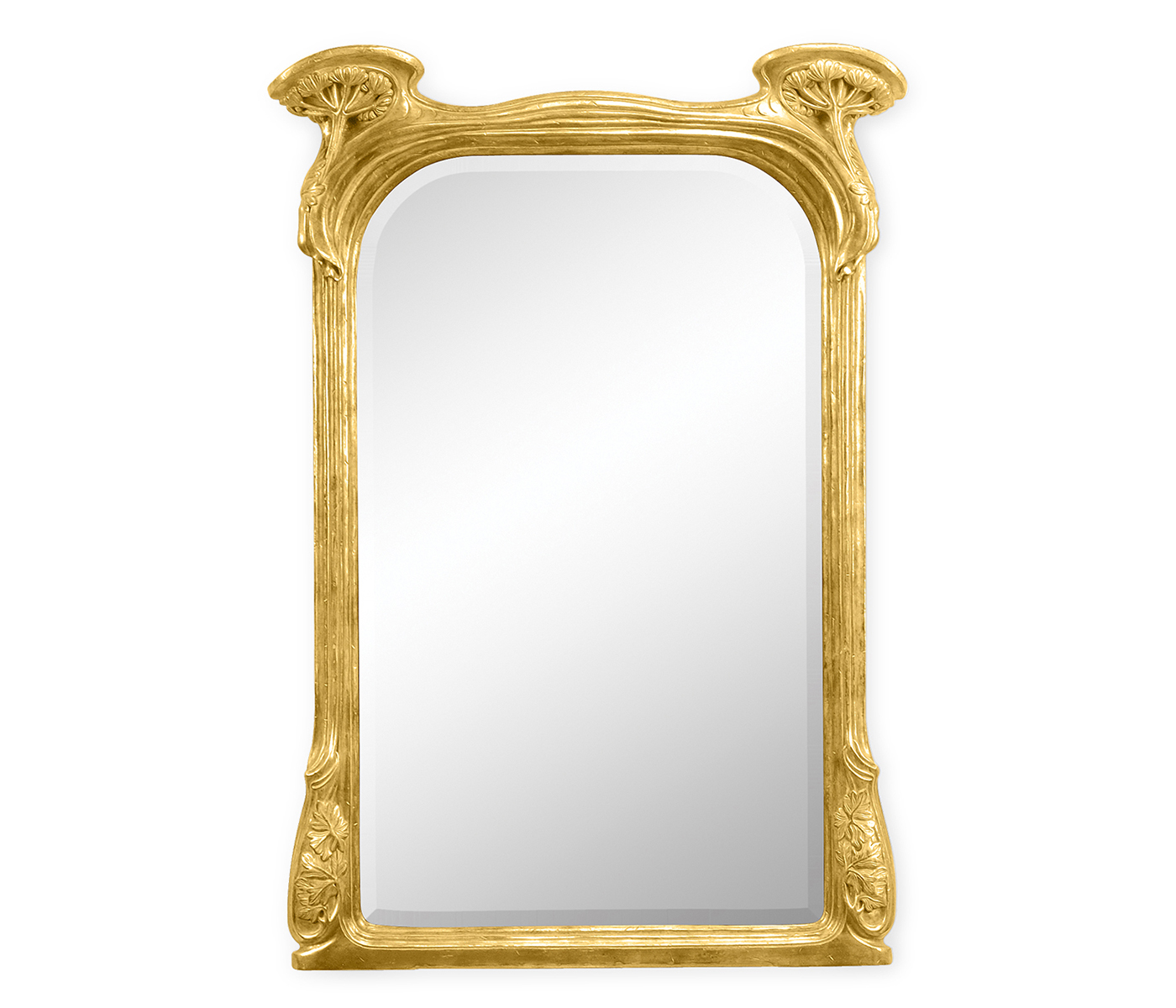 Art Nouveau gilded mirror