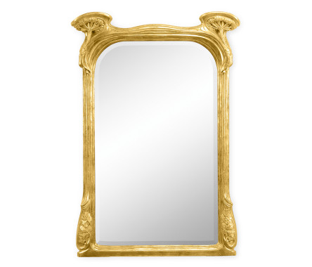 Art Nouveau gilded mirror