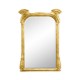 Art Nouveau gilded mirror