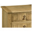 Linenfold Natural Oak Bedside Chest