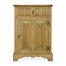 Linenfold Natural Oak Bedside Cabinet