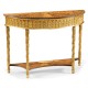 Small Gilded Console with Shelf