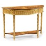 Small Gilded Console with Shelf