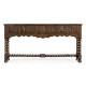 Linenfold Dark Oak TV Base