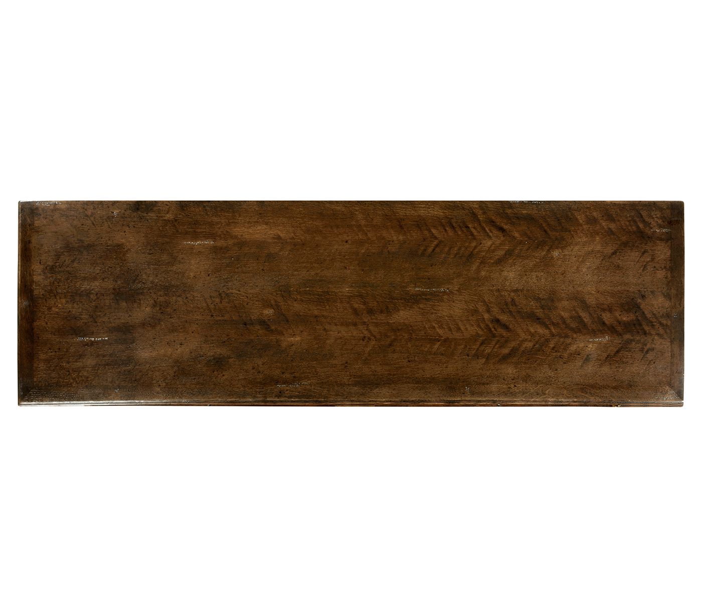 Linenfold Dark Oak TV Base