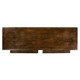 Linenfold Dark Oak TV Base