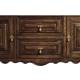 Linenfold Dark Oak Sideboard