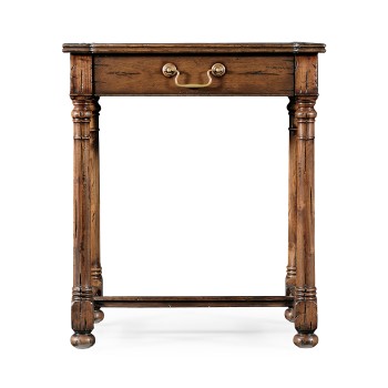 Country Walnut & Oyster Side Table