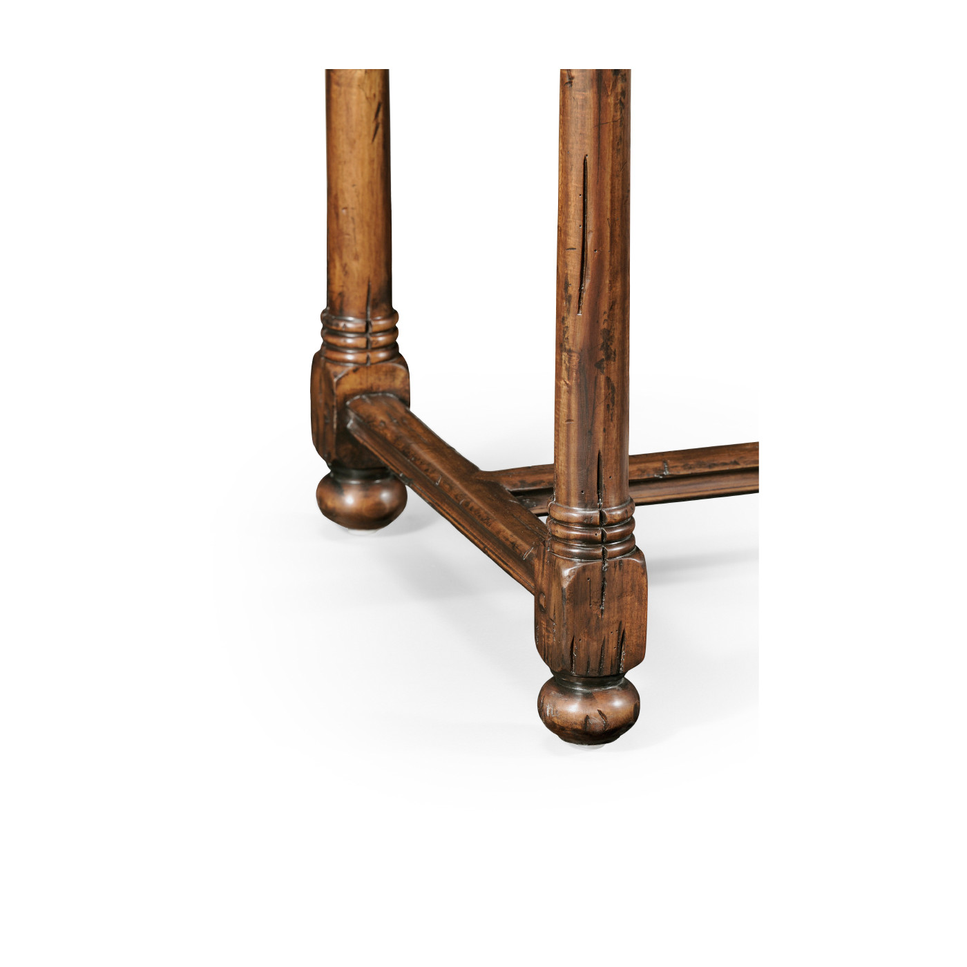 Country Walnut & Oyster Side Table