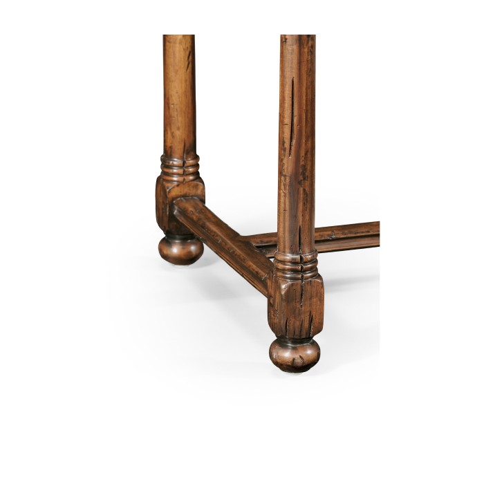 Country Walnut & Oyster Side Table
