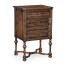 Tudorbethan Dark Oak Bedside Chest of Drawers