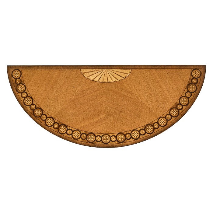 Gilded Demilune Console