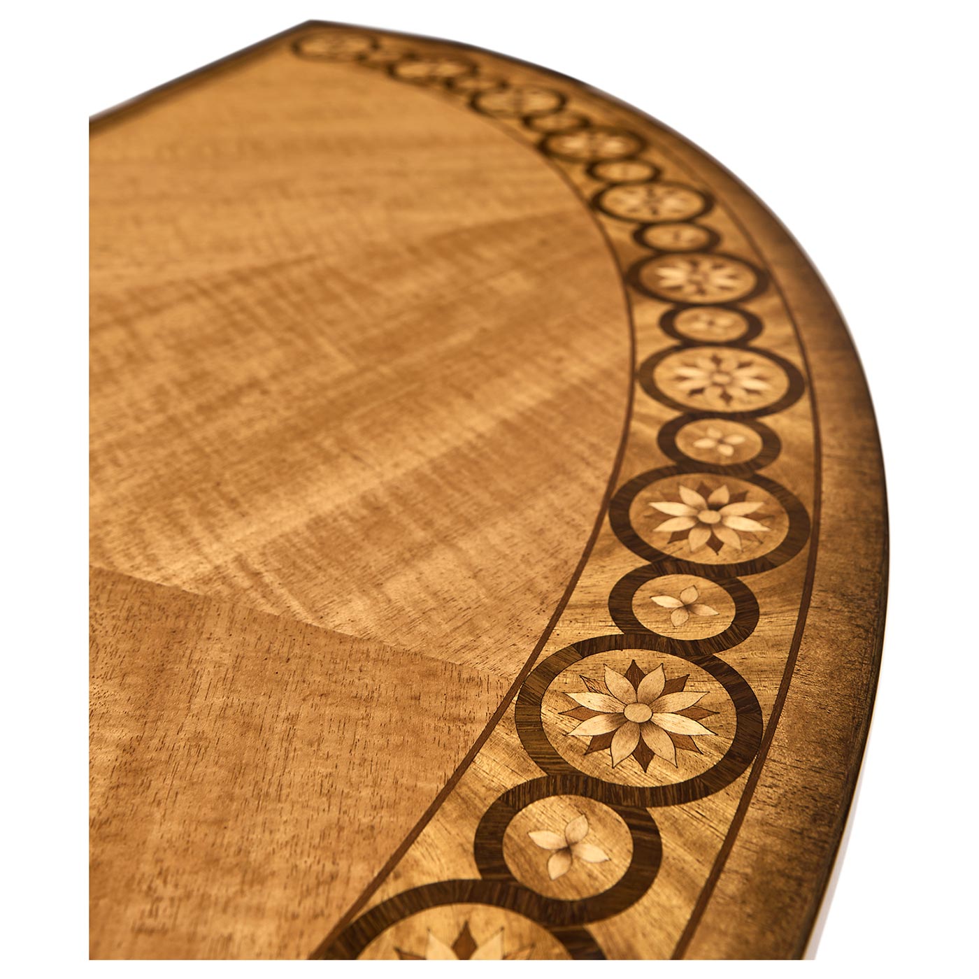 Gilded Demilune Console