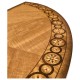 Gilded Demilune Console