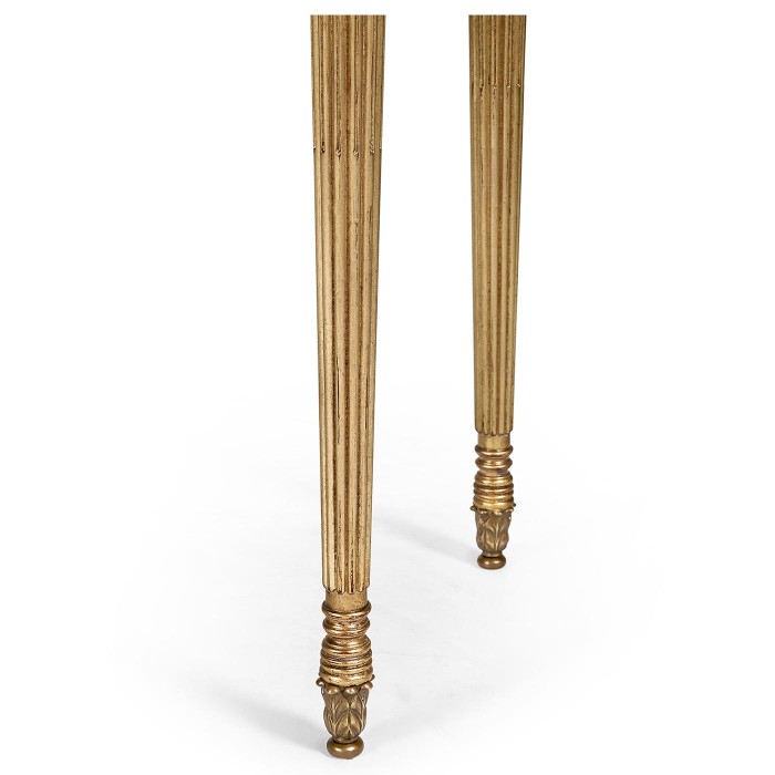 Gilded Demilune Console