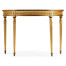 Gilded Demilune Console