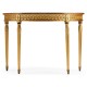 Gilded Demilune Console