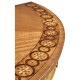 Gilded Demilune Console