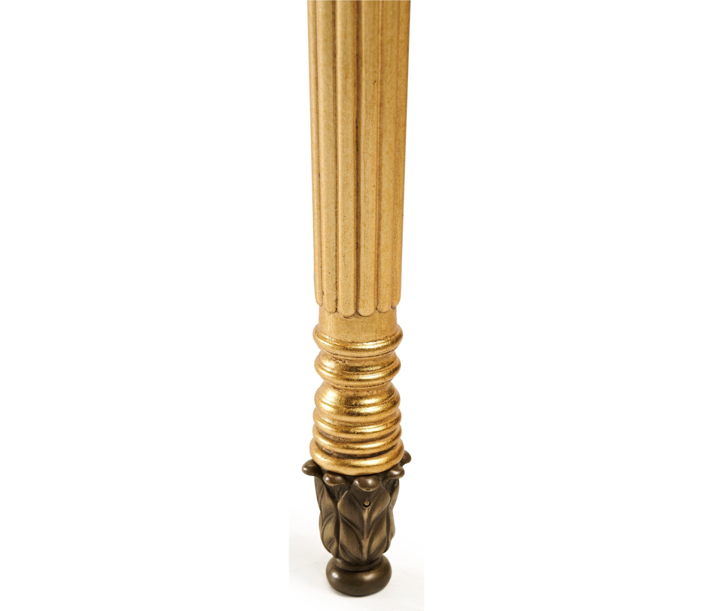 Gilded Demilune Console