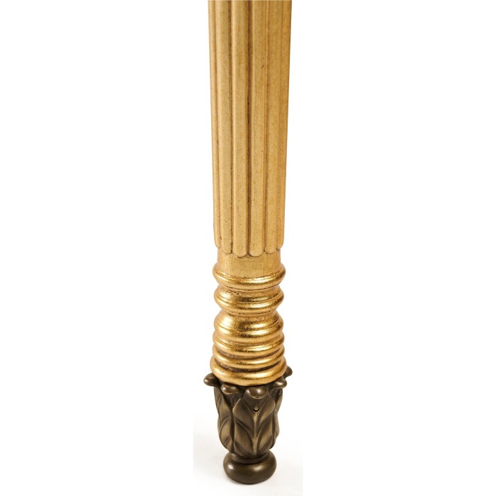 Gilded Demilune Console
