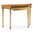 Gilded Demilune Console