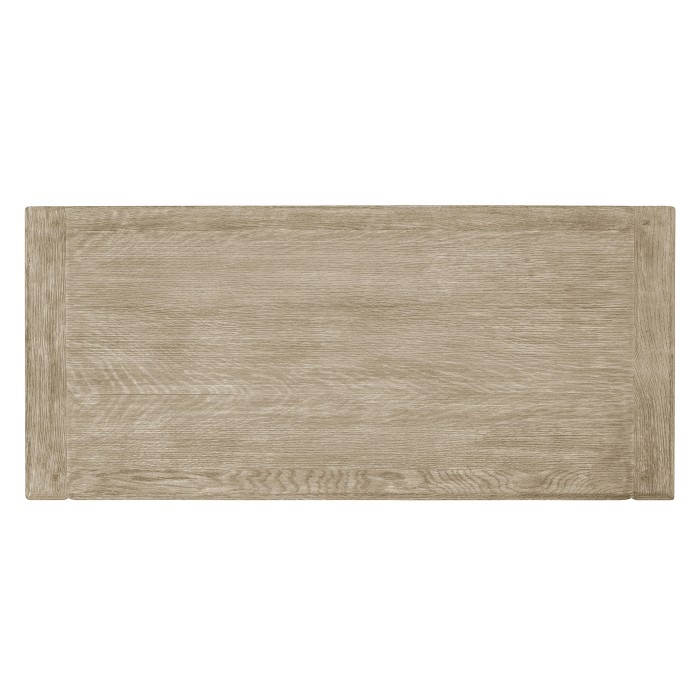 Linenfold Grey Oak Chest Of Drawers