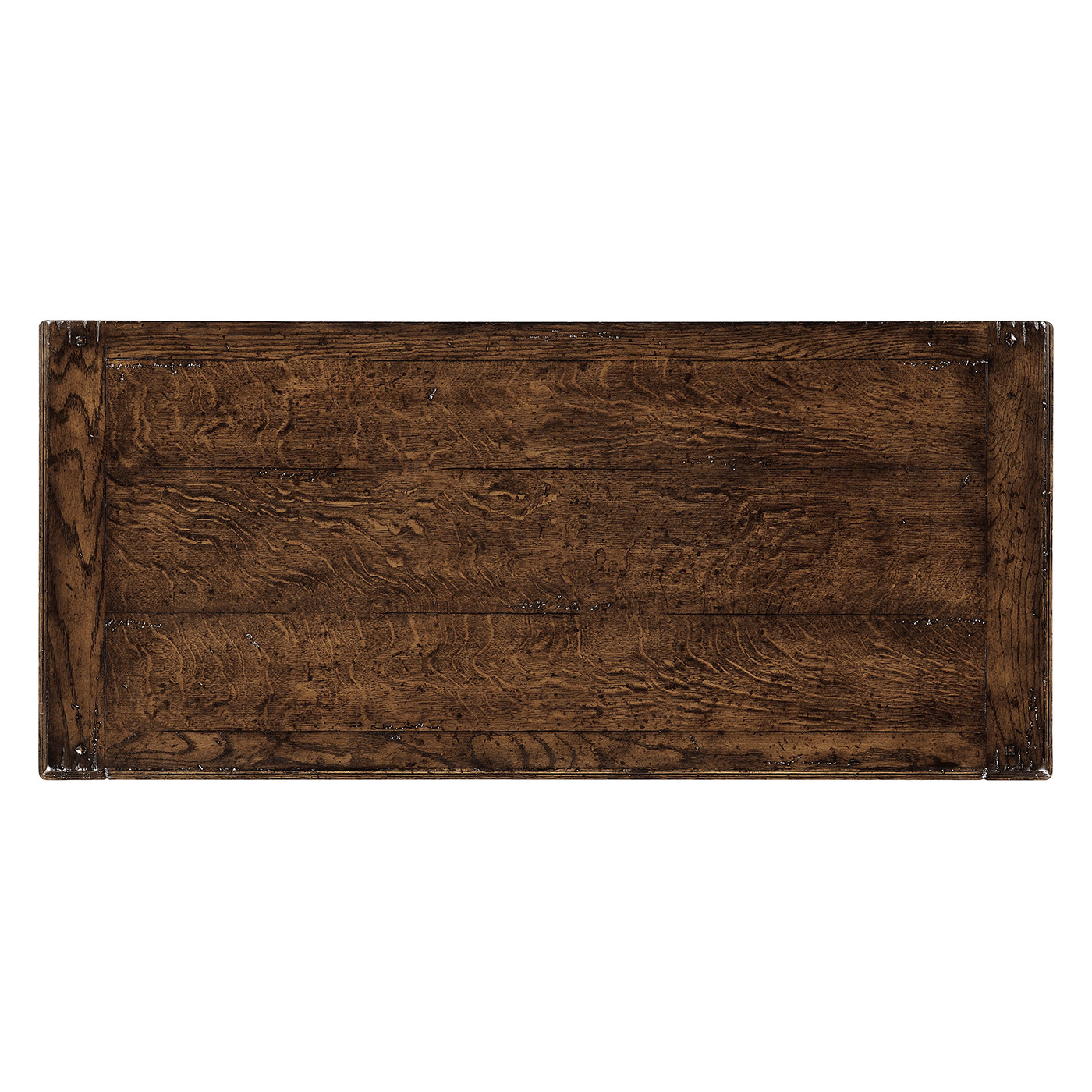 Linenfold Dark Oak Chest Of Drawers