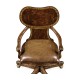 George I Style Adjustable Desk Chair (Mahogany)