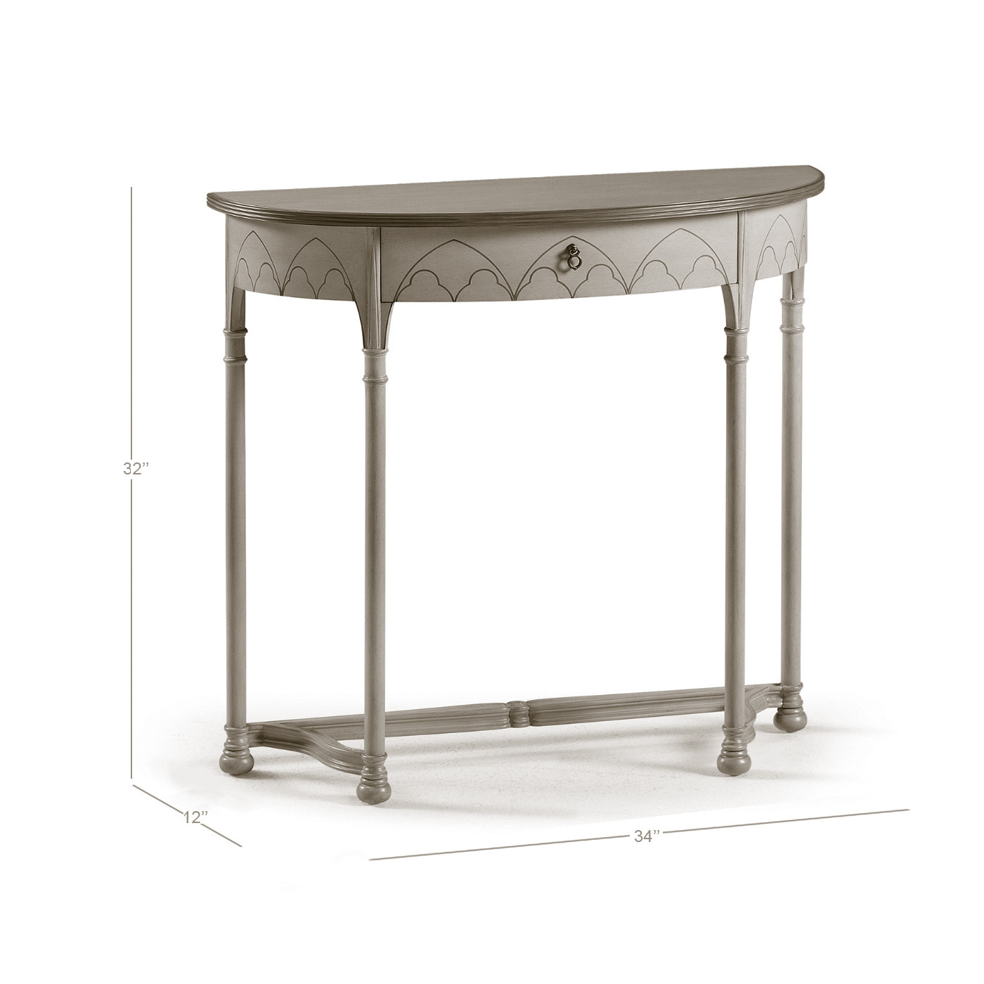 Streamer Gothic Painted Console