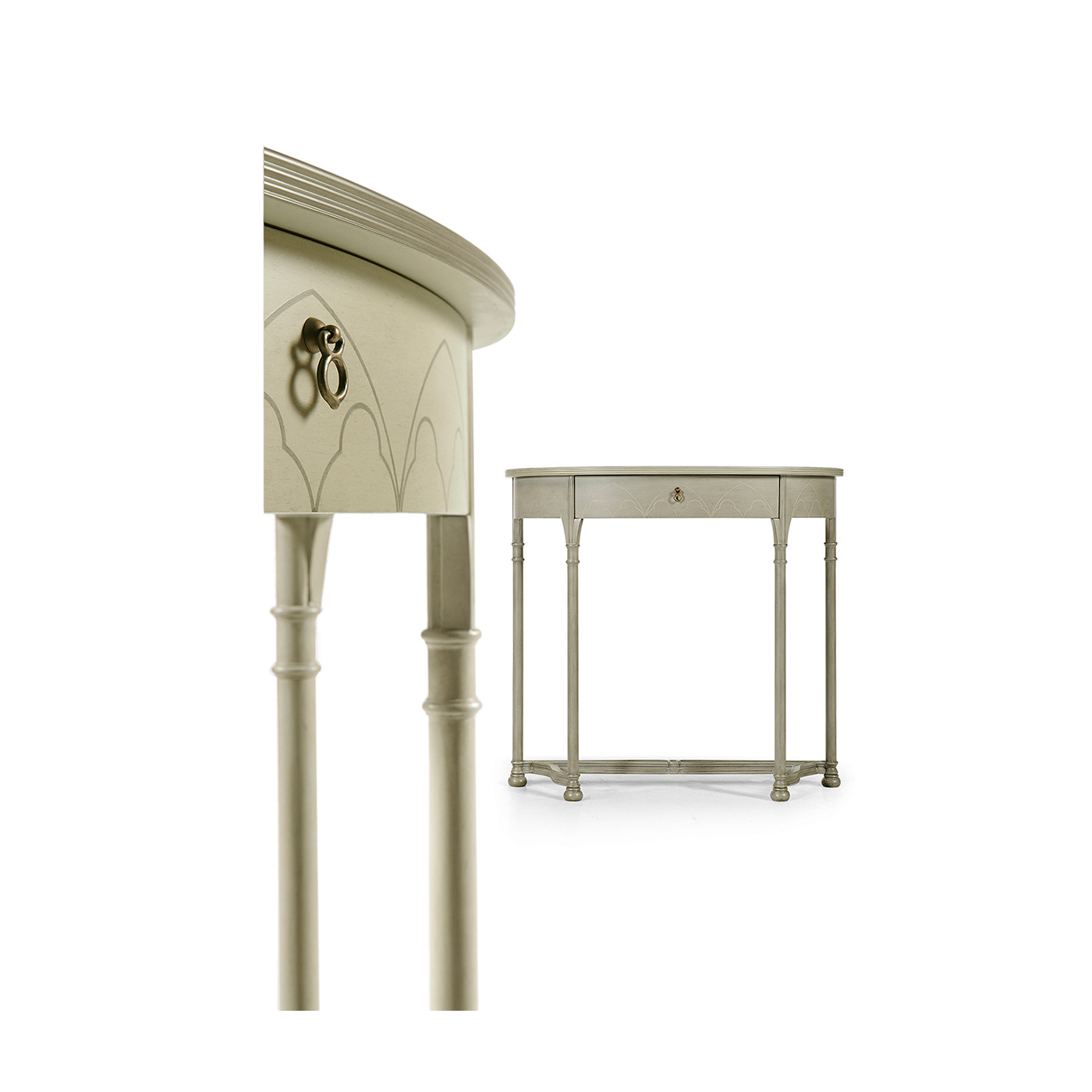 Streamer Gothic Painted Console