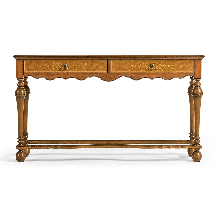 Seaweed marquetry console