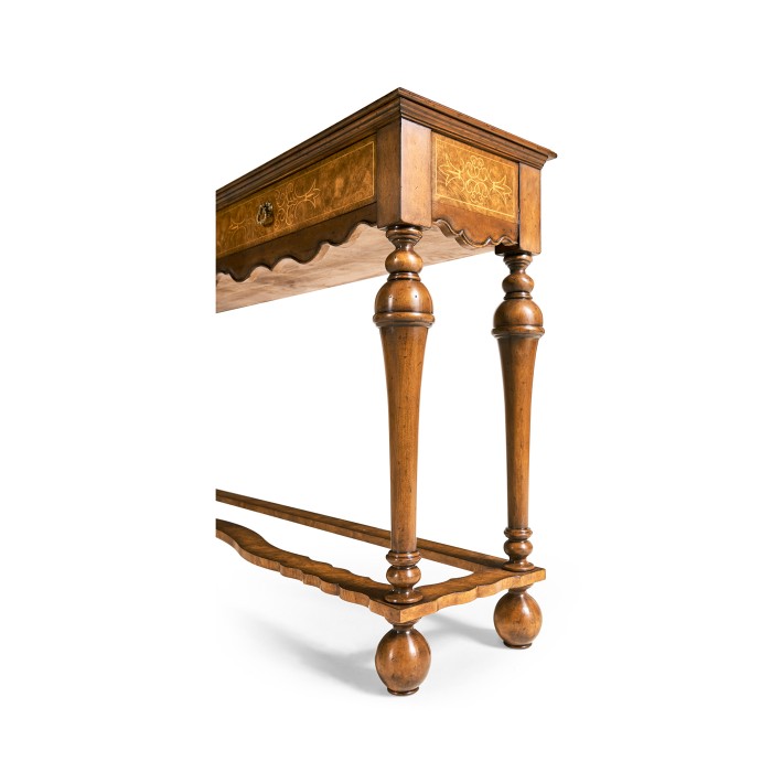 Seaweed marquetry console