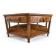 Starburst octagonal coffee table
