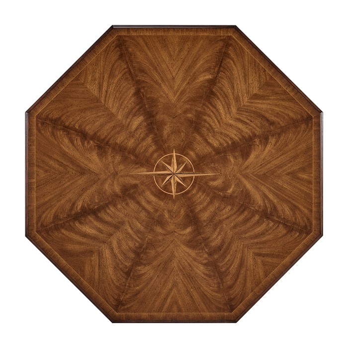 Starburst octagonal coffee table
