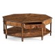 Starburst octagonal coffee table