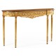 Louis IV Style Narrow Gilded Console