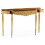 Louis IV Style Narrow Gilded Console